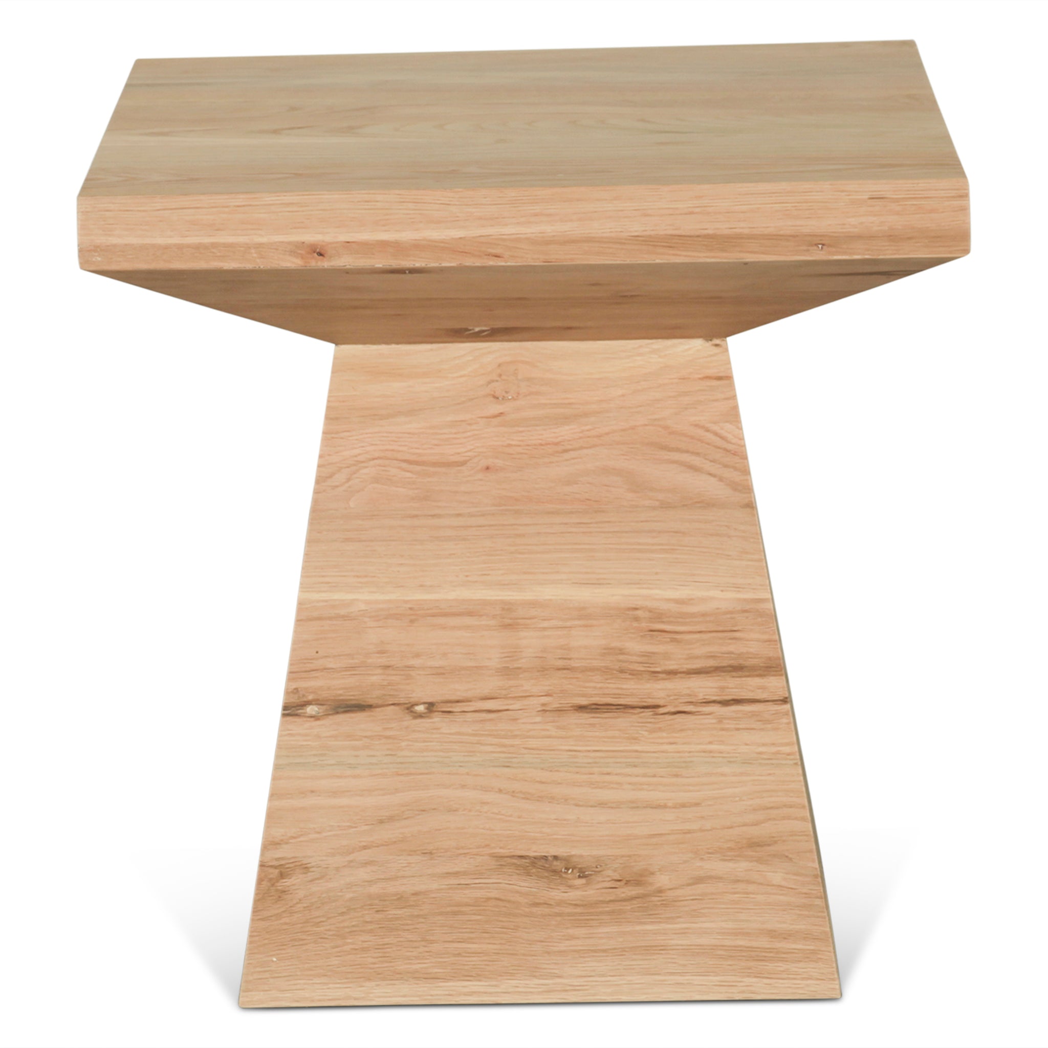 Incus 24" Side Table in Natural Oak
