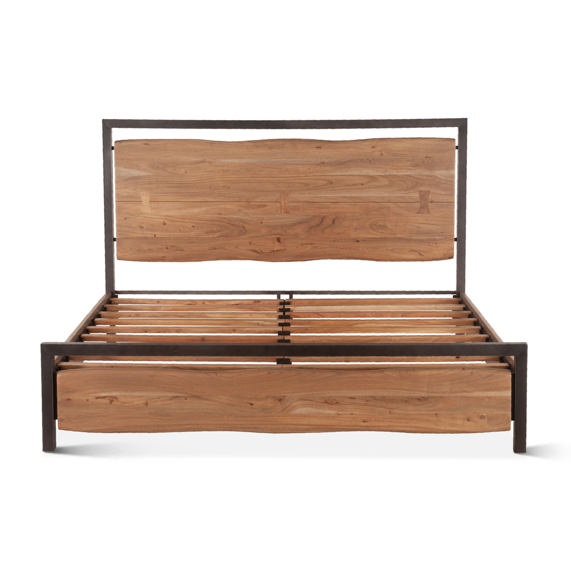 Glenwood King Bed in Smoked Acacia