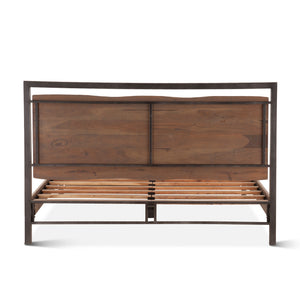 Glenwood Queen Bed in Smoked Acacia