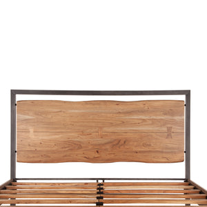 Glenwood Queen Bed in Smoked Acacia