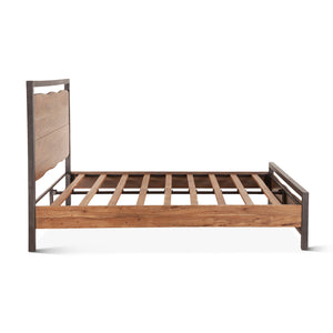 Glenwood Queen Bed in Smoked Acacia