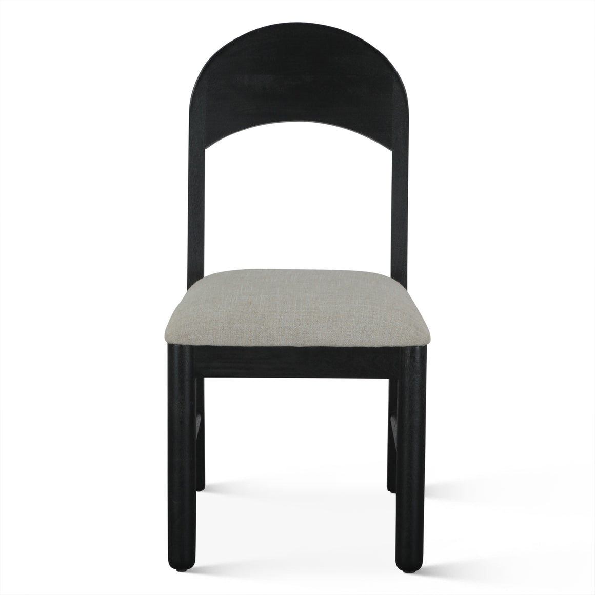 Bakio 18" Upholstered Dining Chair in Black