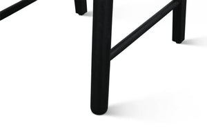 Bakio 18" Upholstered Dining Chair in Black