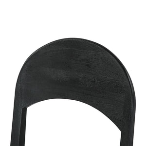 Bakio 18" Upholstered Dining Chair in Black