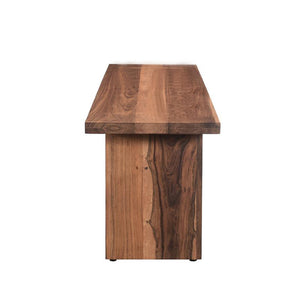 Madrid Modern Natural Teak Wood Bench