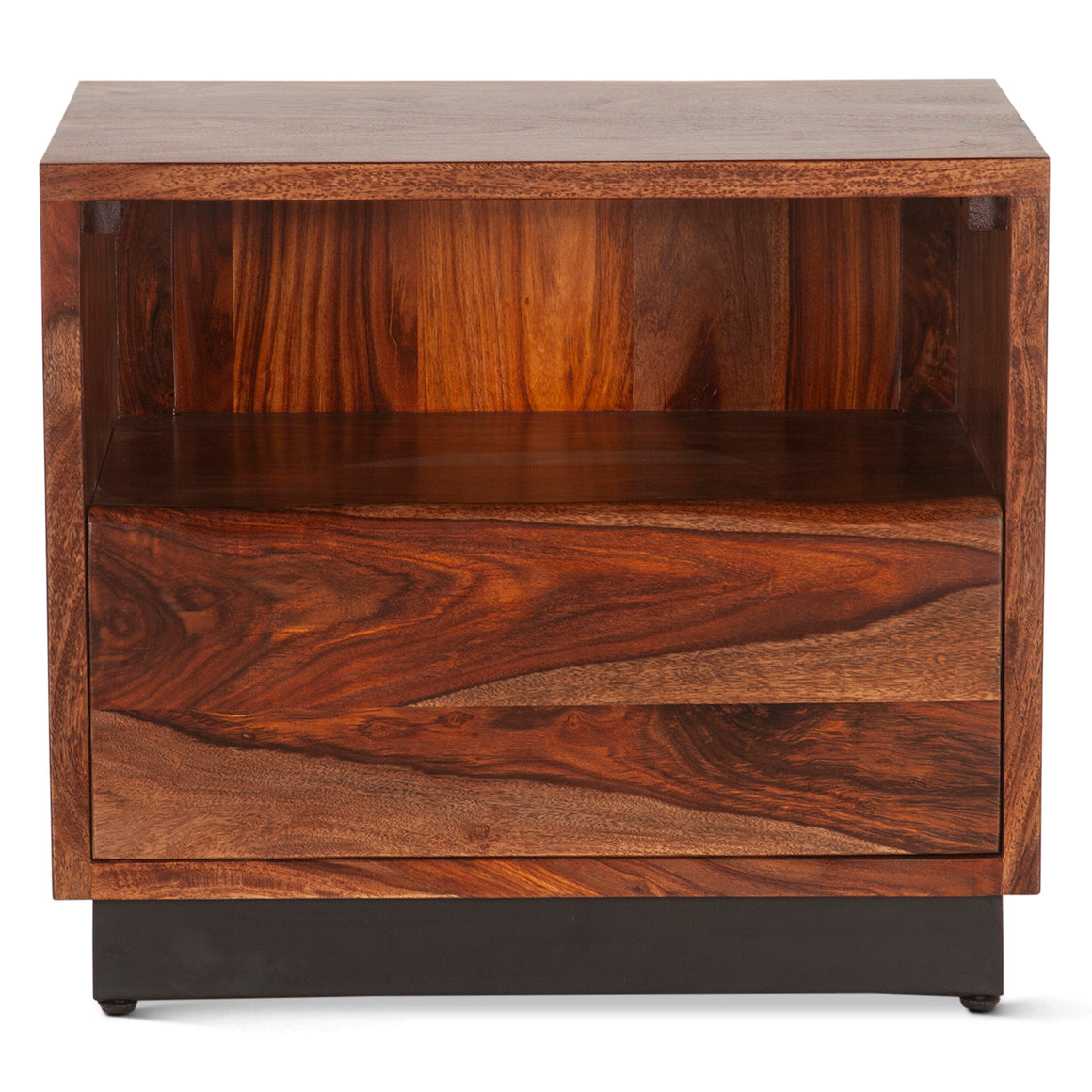 Elliston 26" Nightstand in Sheesham with Natural Finish