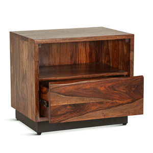 Elliston 26" Nightstand in Sheesham with Natural Finish