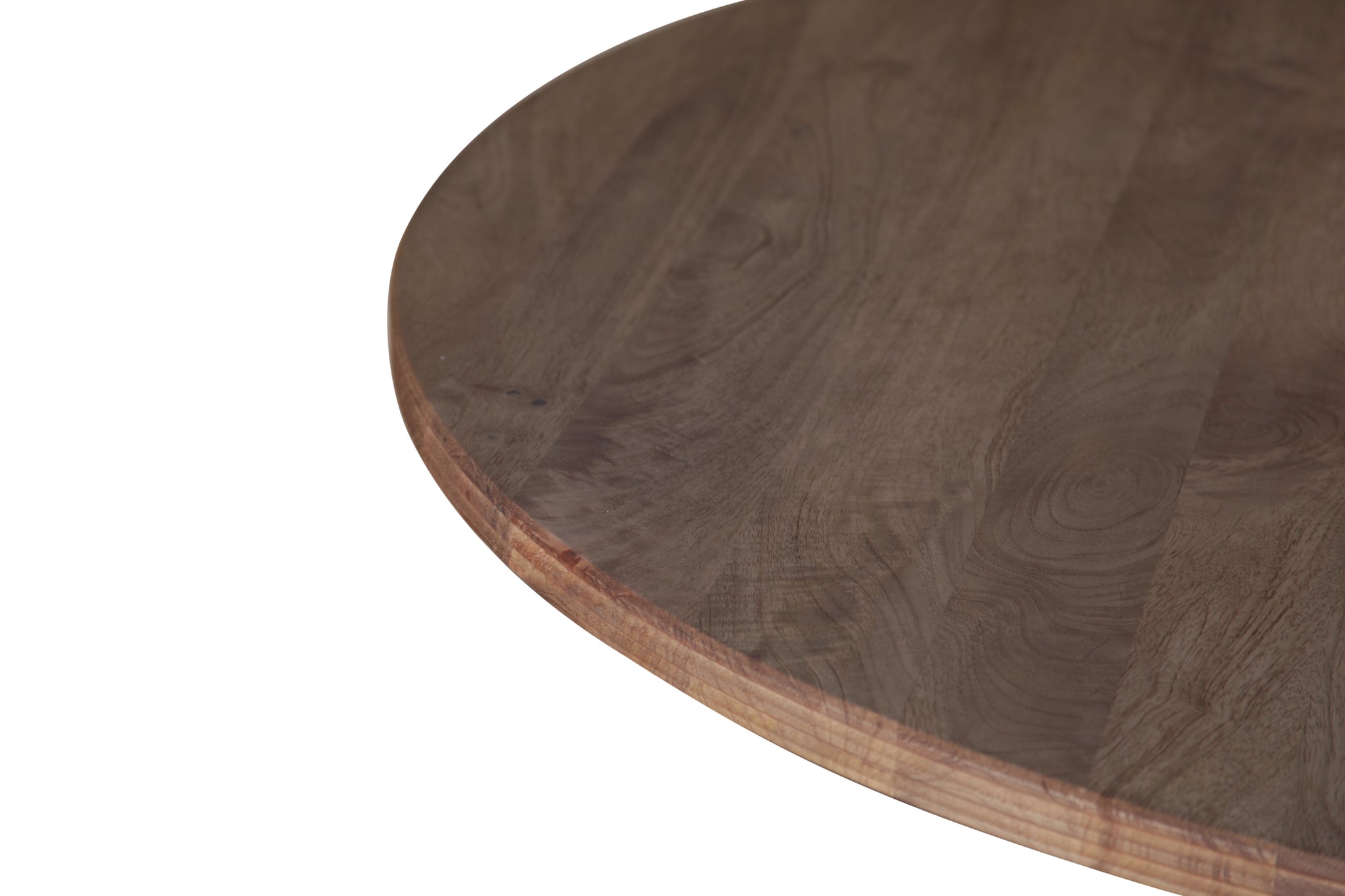 Provence 54" Round Dining Table in Natural Brown