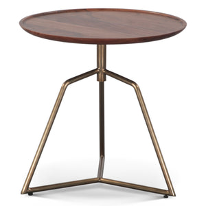 Provence 19" Side Table in Dark Sienna