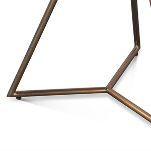 Provence 19" Side Table in Dark Sienna