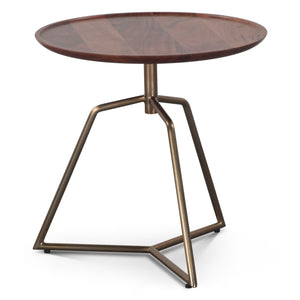 Provence 19" Side Table in Dark Sienna