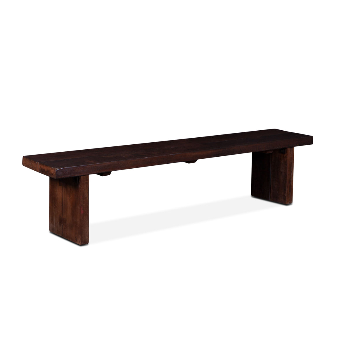 Melbourne 80" Bench in Reclaimed Acacia with Java Finish