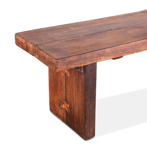 Melbourne 80" Bench in Reclaimed Acacia Bench with Natural Finish