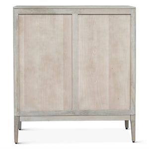 Calabasas Two Door Cabinet in Natural White Cane