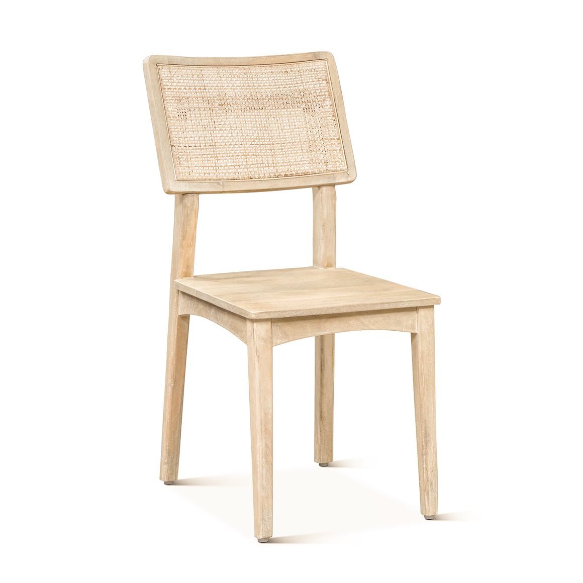 Calabasas Dining Chair in Natural White Finish