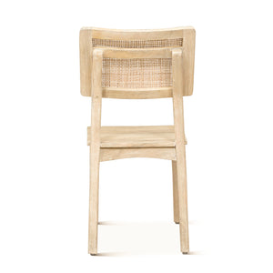 Calabasas Dining Chair in Natural White Finish