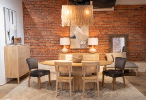 Calabasas Dining Chair in Natural White Finish
