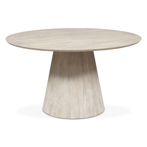 Calabasas 54" Dining Table in Natural White