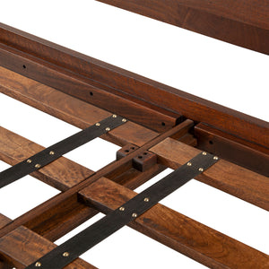 Manhattan Retro Mid Century King Platform Bed