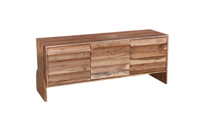 Catalina Plasma Cabinet in Natural Acacia Wood