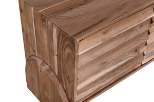 Catalina Plasma Cabinet in Natural Acacia Wood