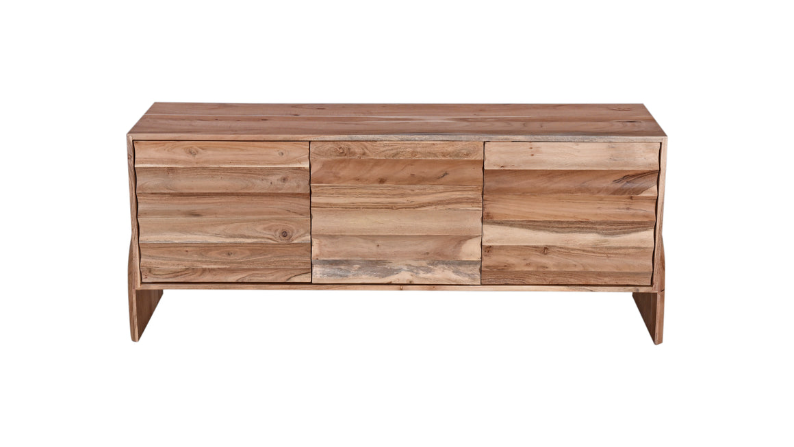 Catalina Plasma Cabinet in Natural Acacia Wood