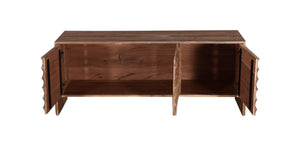 Catalina Plasma Cabinet in Natural Acacia Wood