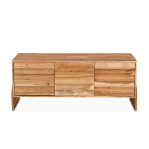 Catalina Plasma Cabinet in Natural Acacia Wood