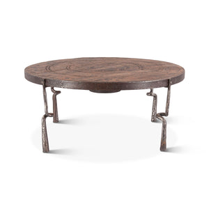 Rustic Revival 41" Hammered Leg Coffee Table