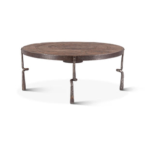 Rustic Revival 41" Hammered Leg Coffee Table