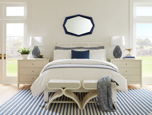 Felicity 3-Drawer End Table, Glazed Whisper White | Felicity Collection | Villa & House