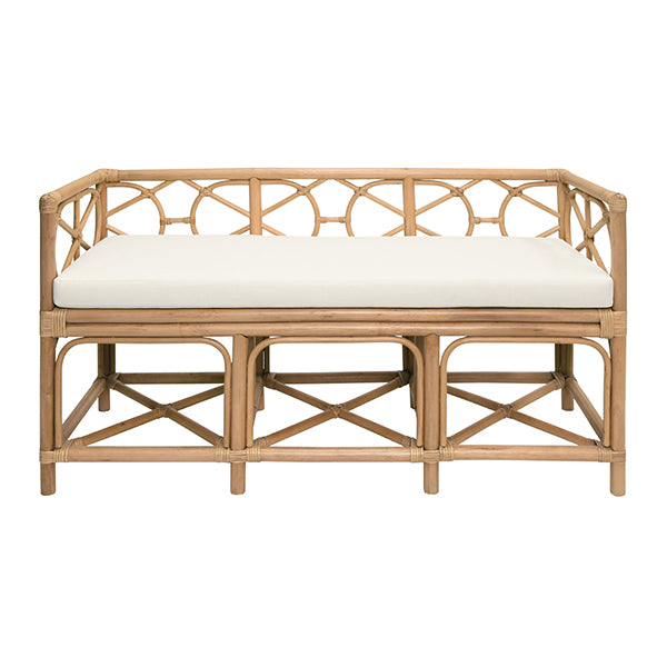 Ferguson Bench in Natural Rattan