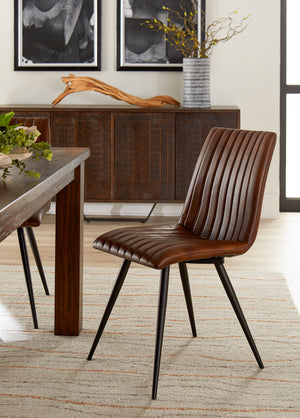 Brisbane Chelsea Dining Chair in Hand Washed Chestnut
