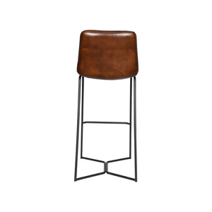 Brisbane Morgan Bar Chair in Hand Washed Chestnut