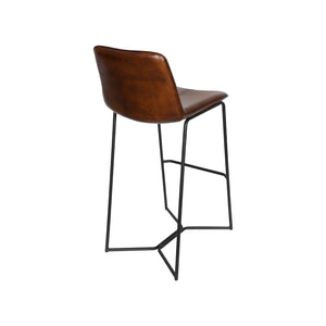 Brisbane Morgan Bar Chair in Hand Washed Chestnut