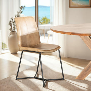 Brisbane Morgan Dining Chair in Hand Washed Taupe