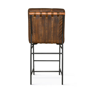 Brisbane Stockton Counter Chair in Antique Whiskey