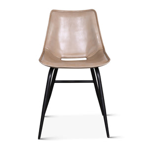 Brisbane Stanley Leather Dining Chair in Dusty Tan
