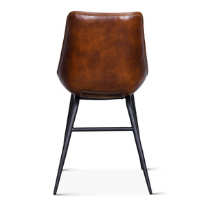 Brisbane Stanley Leather Dining Chair in Antique Whiskey