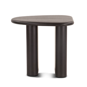 Oslo 26" Side Table in Black Mango Wood