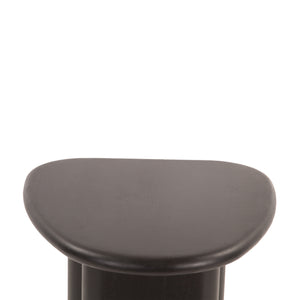 Oslo 26" Side Table in Black Mango Wood