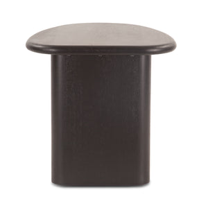 Oslo 26" Side Table in Black Mango Wood