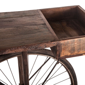 Paxton Reclaimed Teak Bicycle Console