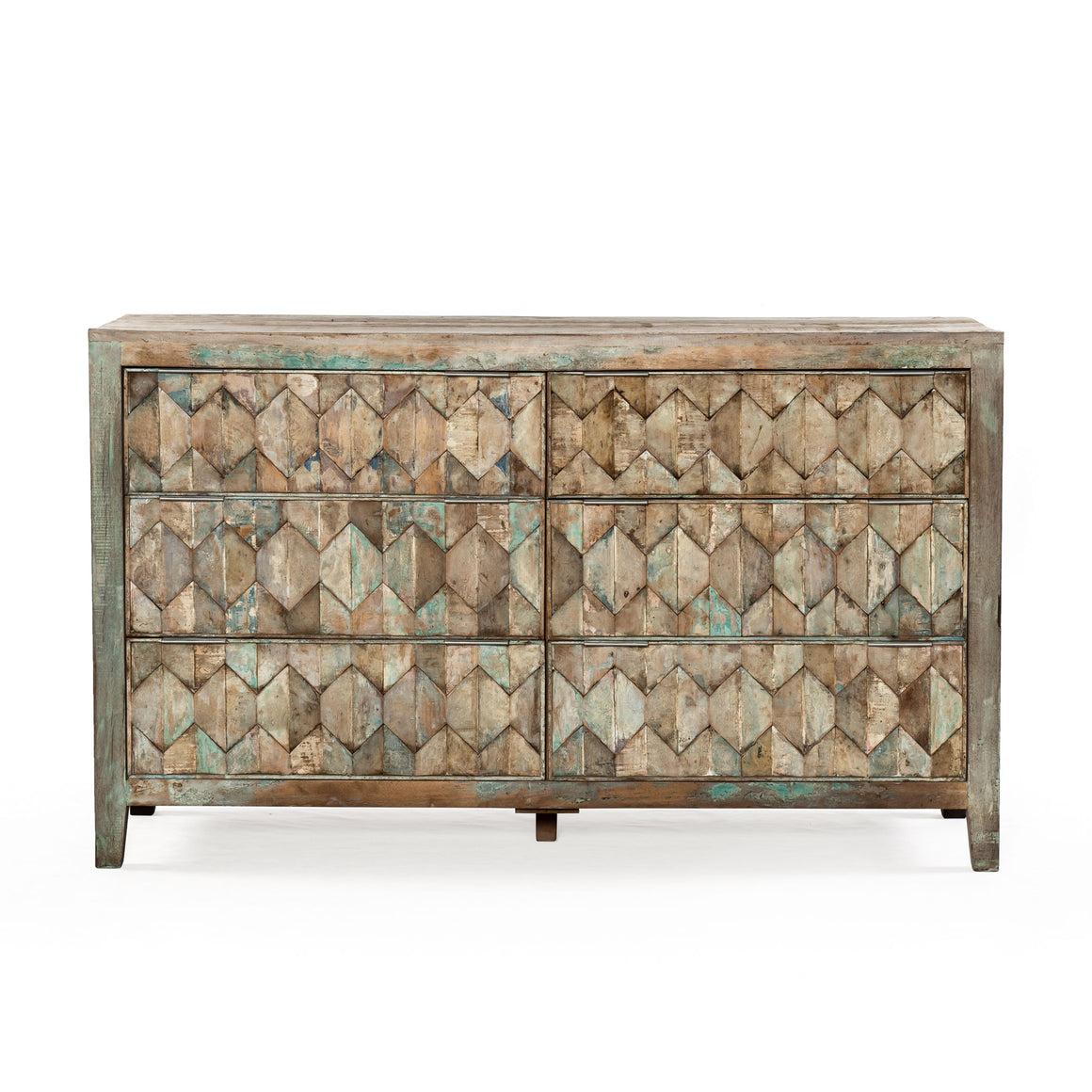Cordoba Dresser in Vintage Teal Finish