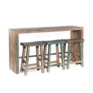 Cordoba Counter Chair with Vintage Teal Finish