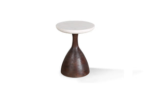 Palm Desert Modern Marble Side Table