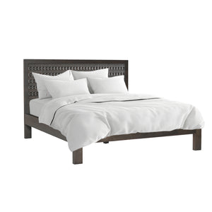 Cairo Queen Bed in Dark Java