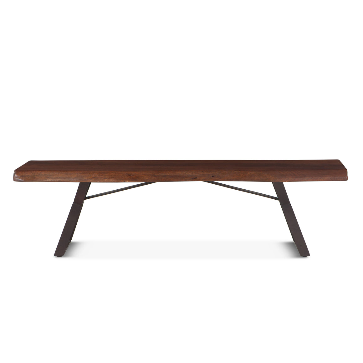 Nottingham 72" Bench with Walnut Finish