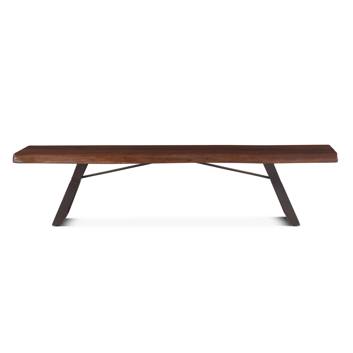 Nottingham 90" Bench with Walnut Finish