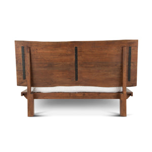 Nottingham-King Bed Mid-Century Brown th